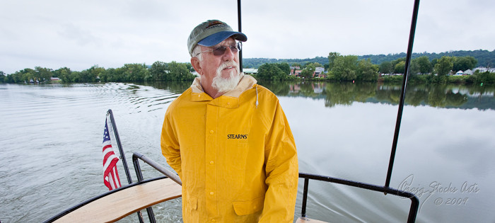 Captain Powell of the Erie Canal Boat Company