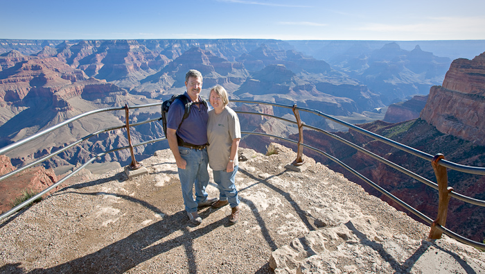 Deb and Craig at the Grand Canyon