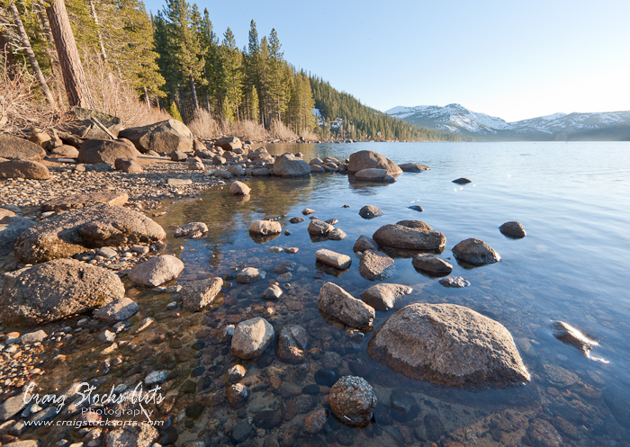 Donner Lake - just before sunset