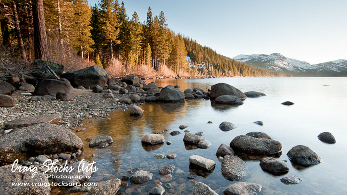 Sunset at Donner Lake