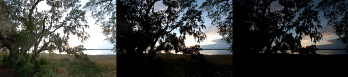 Jekyll Island Sunset - sequence of exposures