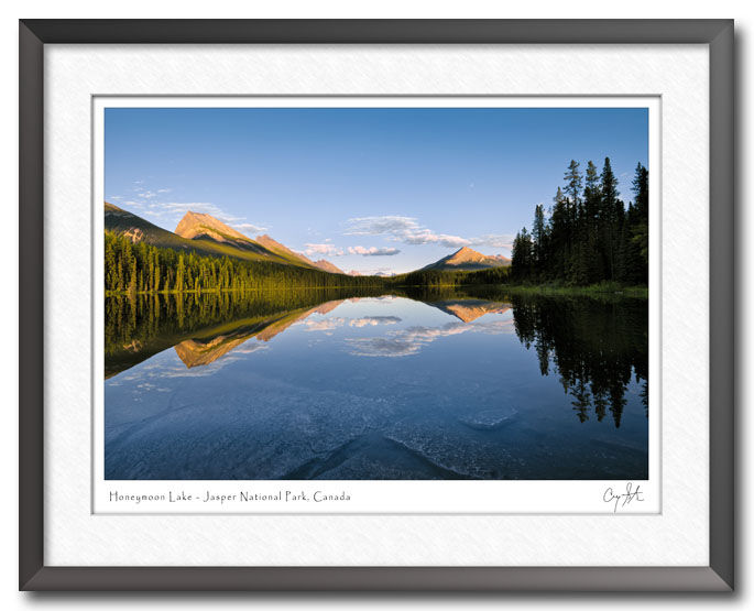 Honeymoon Lake in Jasper National Park