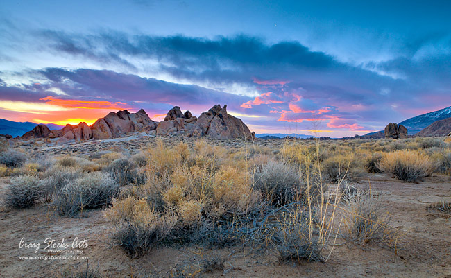 Alabama Hills Sunrise