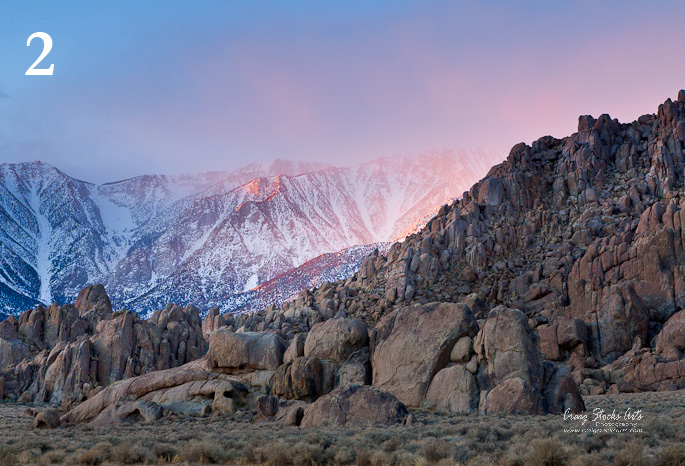 Photo with basic processing in Lightroom