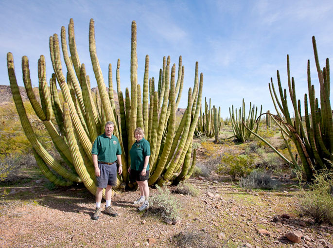 Deb and Craig at Organ Pipe National Monument