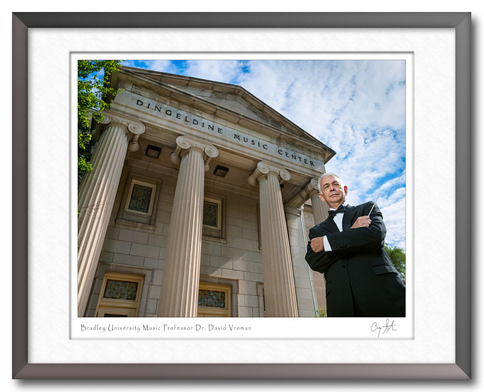 Bradley University Music Professor Dr. David Vroman