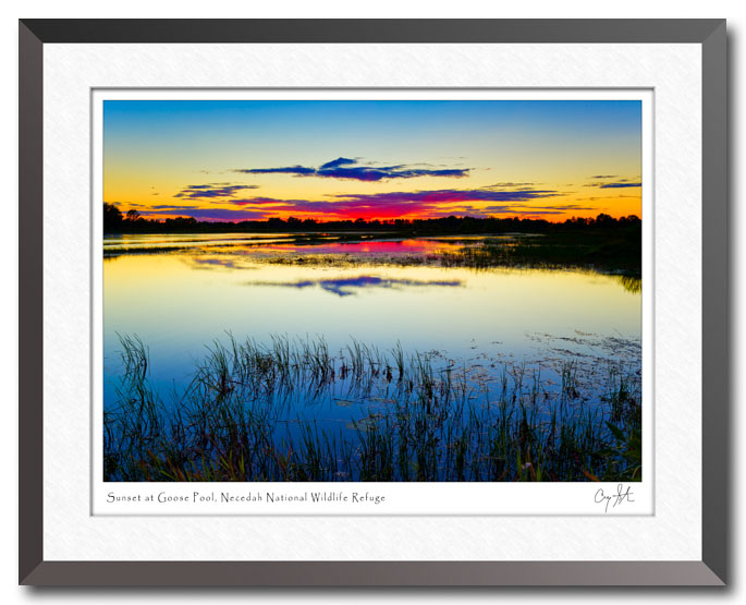 Sunset at Goose Pool at Necedah National Wildlife Refuge