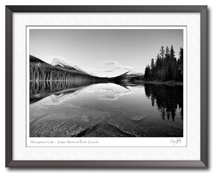 Honeymoon Lake in Jasper National Park