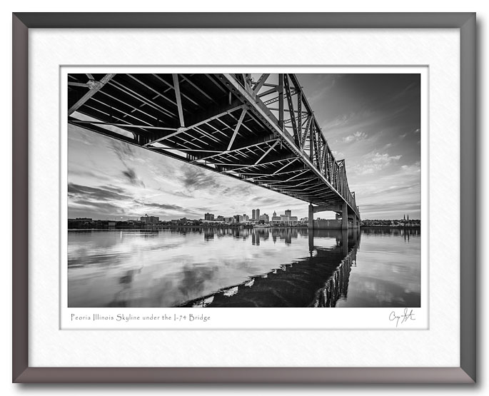 I-74 Murry Baker Bridge in Peoria, Illinois