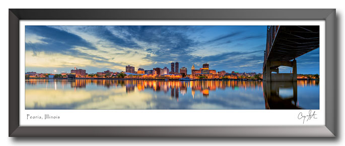 Peoria, Illinois skyline