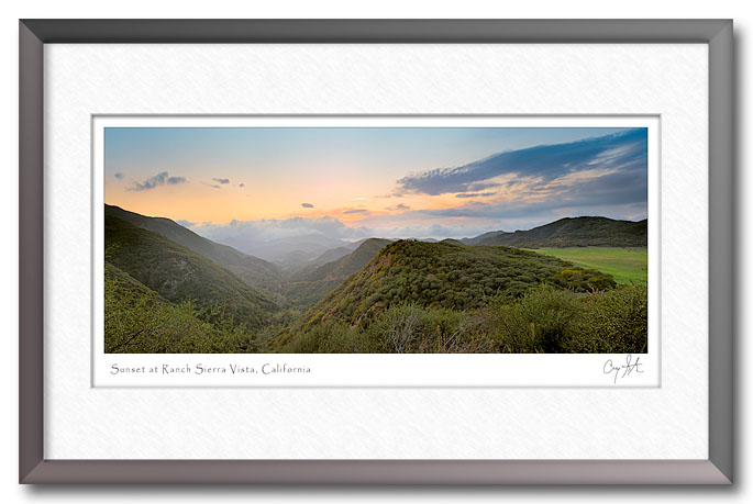 Rancho Sierra Vista sunset