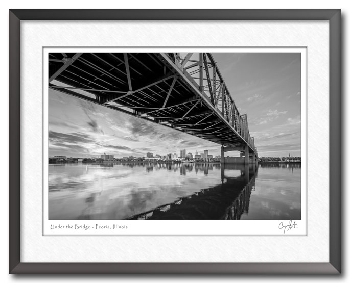 Under the Bridge in Peoria, Illinois