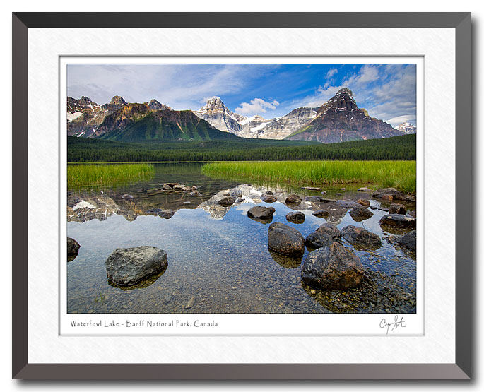 Upper Waterfowl Lake in Jasper National Park