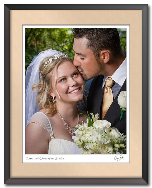 Wedding kiss