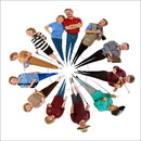 Individual poses combined in a composite to illustrate the various aspects of our lives.