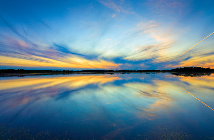 Ink Blot Sunset